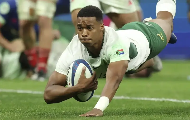 Вышедший на замену Грант Уильямс помог закрепить победу Springboks, занеся третью из четырёх попыток команды.