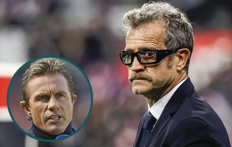 Главный тренер сборной Франции Фабьен Гальтье и бывшая звезда All Blacks Джастин Маршалл.