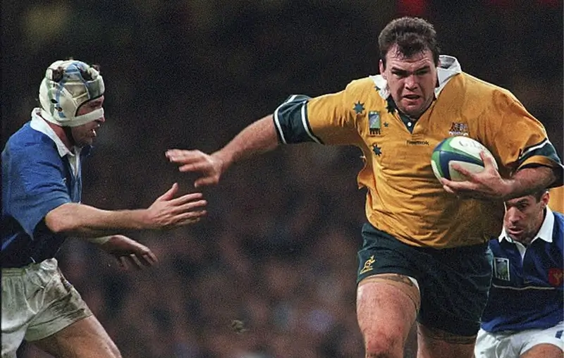 Оуэн Файнигэн в игре за сборную Австралии на Кубке мира 1999 года. Фото: dailymail