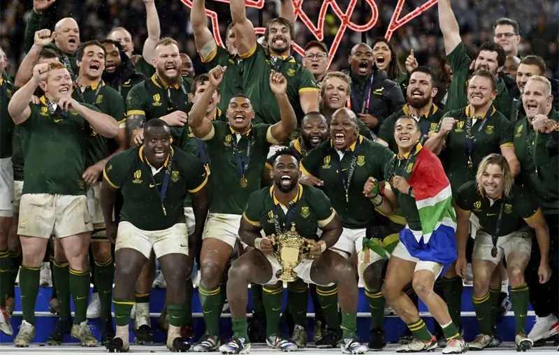 Springbok стремятся выиграть три Кубка мира подряд. Фото: Getty Images